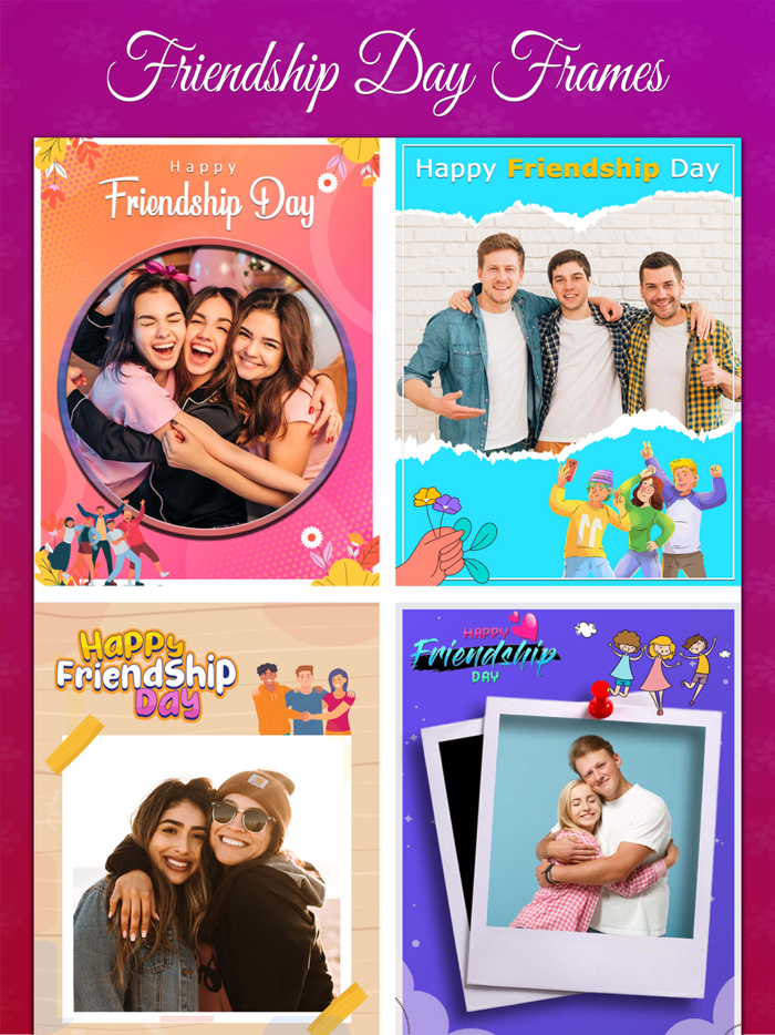 Friendship Day Frames and Wishes