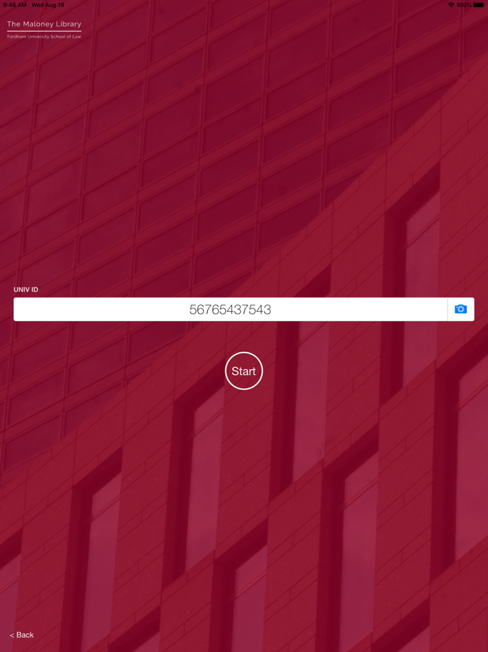 Maloney Library Self Checkout