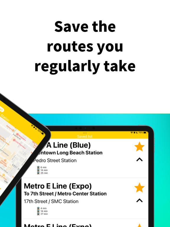 Los Angeles Metro Rail Time iPad screenshot 3 - Travel app