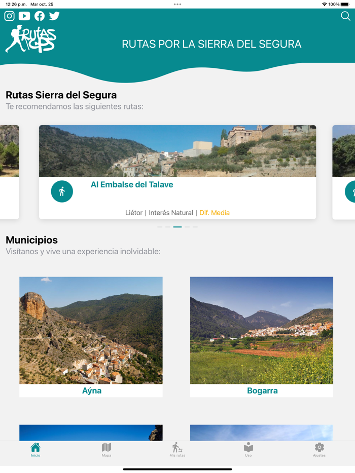 Rutas GPS Sierra del Segura