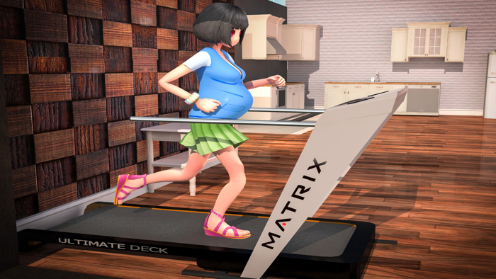 Anime Pregnant Mom Baby Care