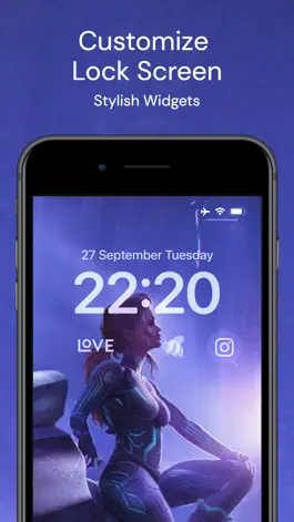 Game screenshot Lock Screen 16 Maker - Widgets mod apk