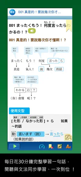 Game screenshot 大家學標準日本語【每日一句】生氣吐槽篇 hack