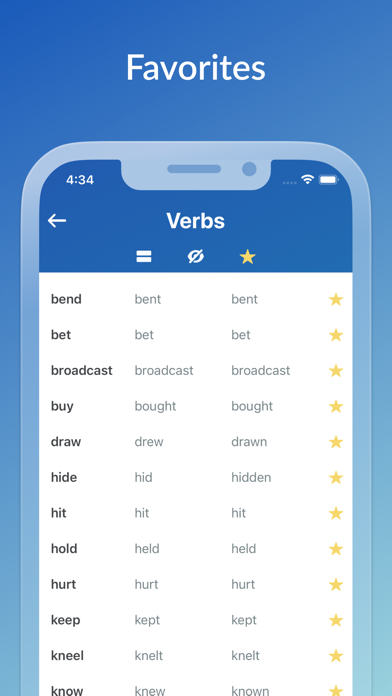 English Verbs Master Screenshot