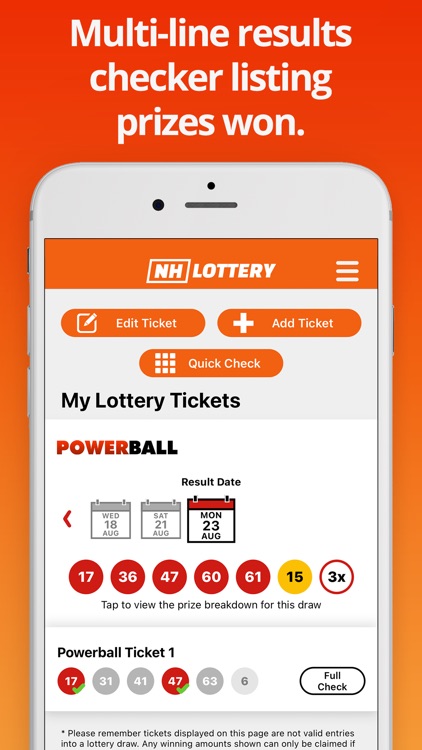 NH Lottery Numbers