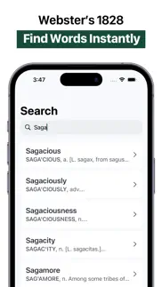 1828 dictionary - webster's iphone screenshot 1