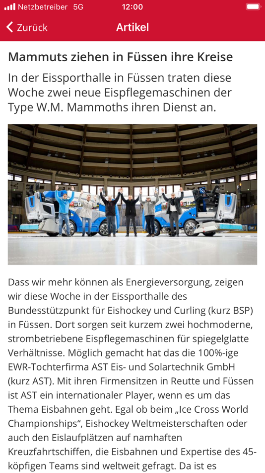 #3. tine (iOS) 由: Elektrizitätswerke Reutte AG