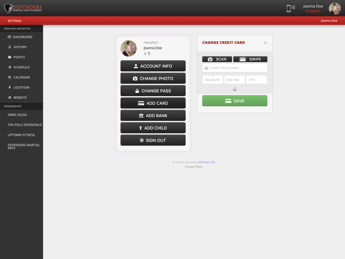 Defenders Martial Arts.