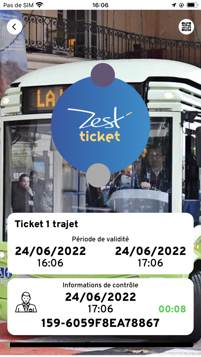 Zest Ticket