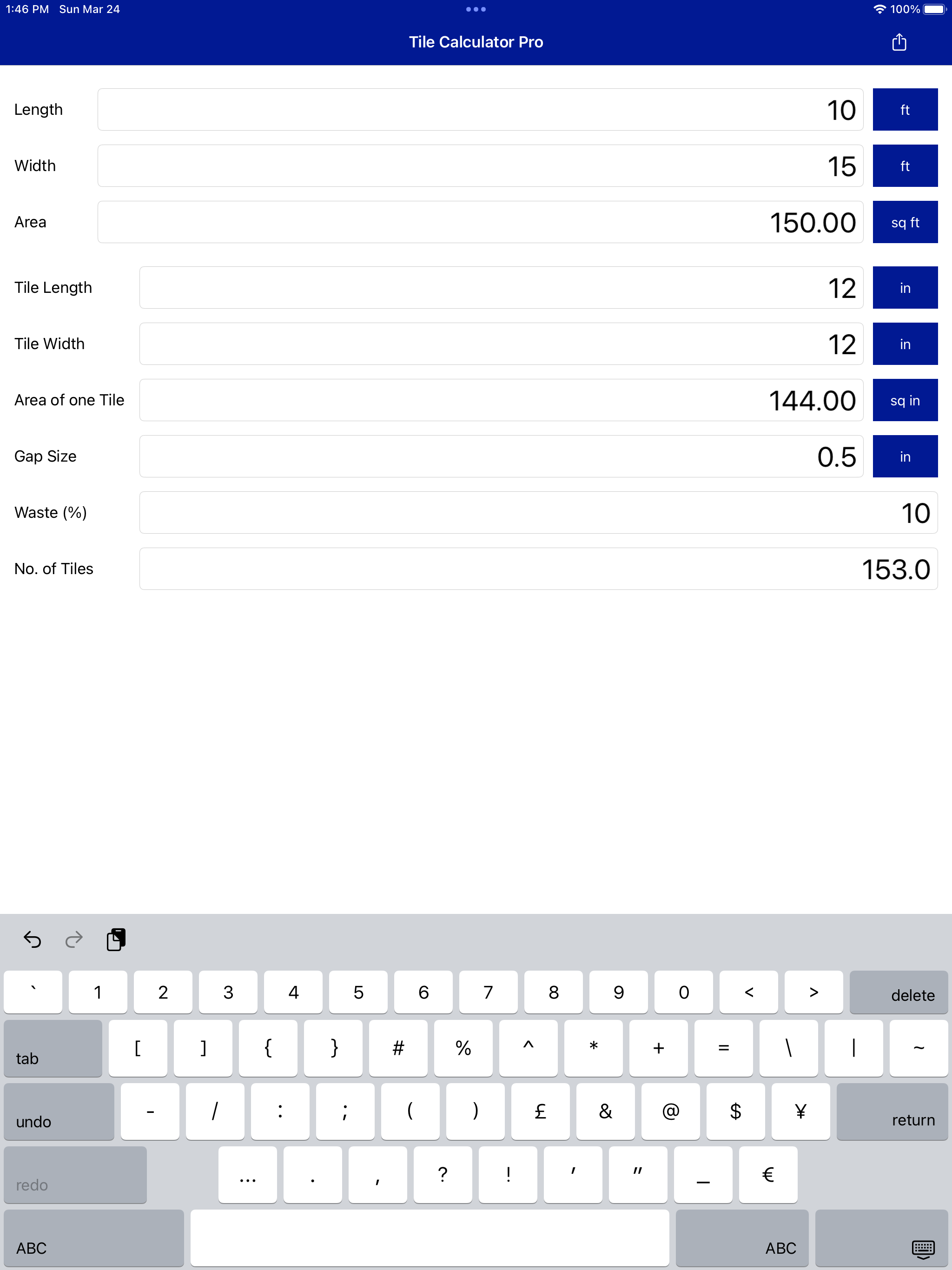 Tile Calculator Pro