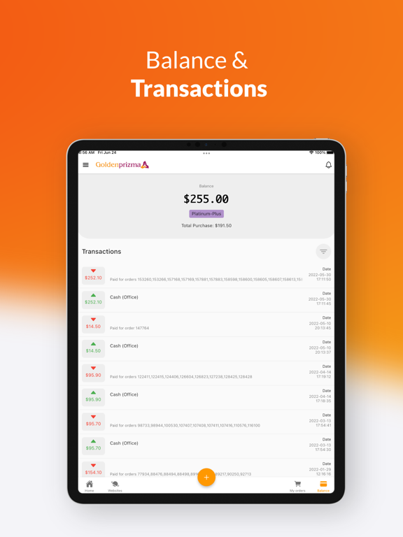 Golden Prizma iPad screenshot 6 - Shopping app
