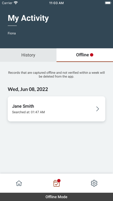 Aspira Law Enforcement Screenshot