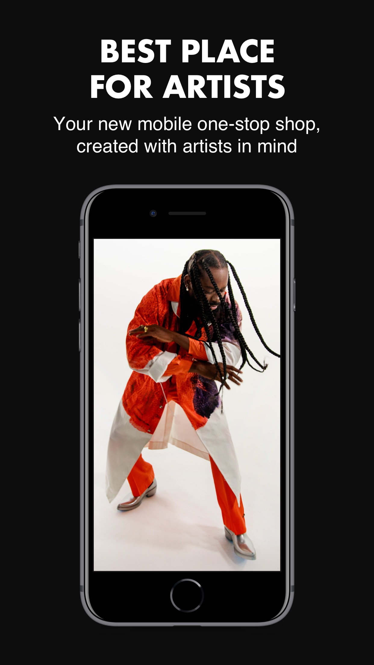 Screenshot do app Platoon for Artists