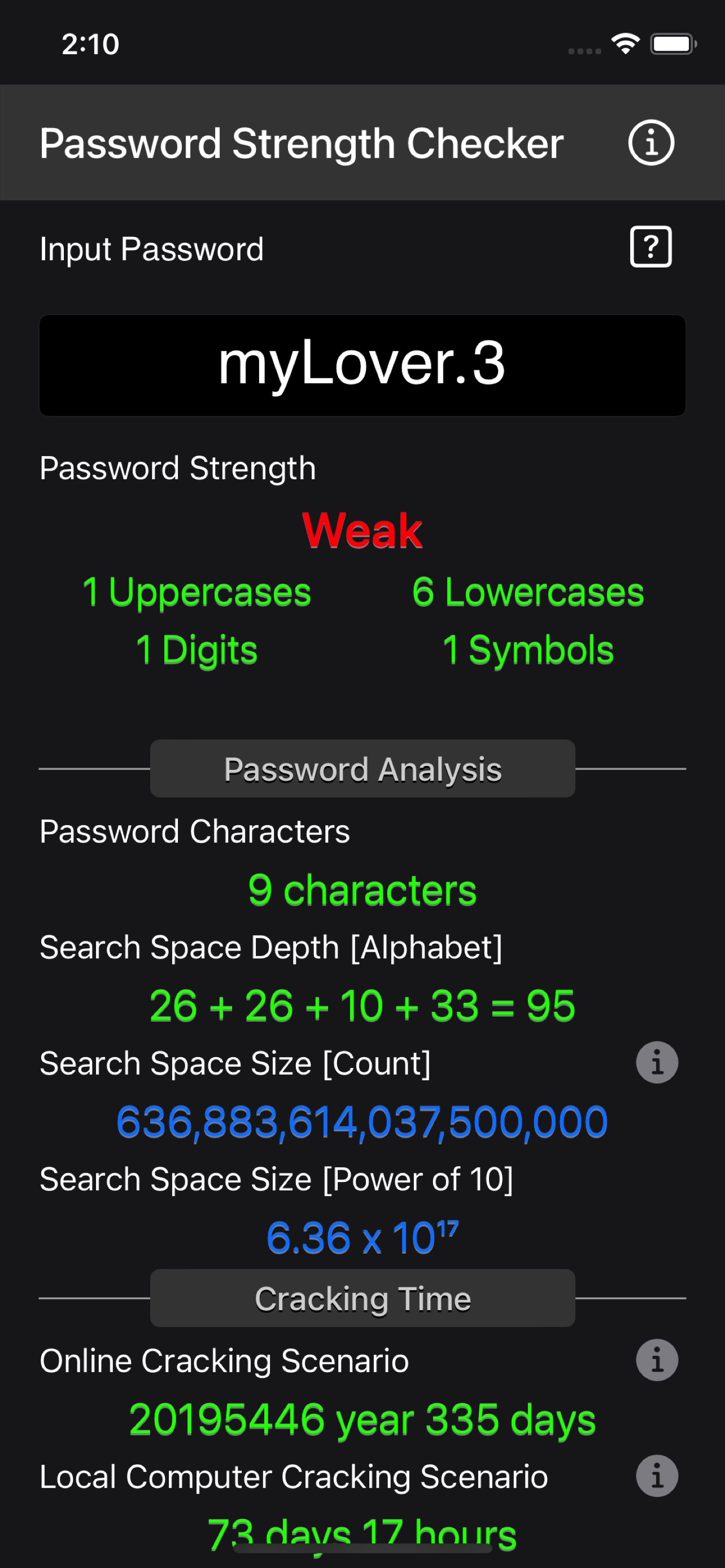 Password Strength Checker