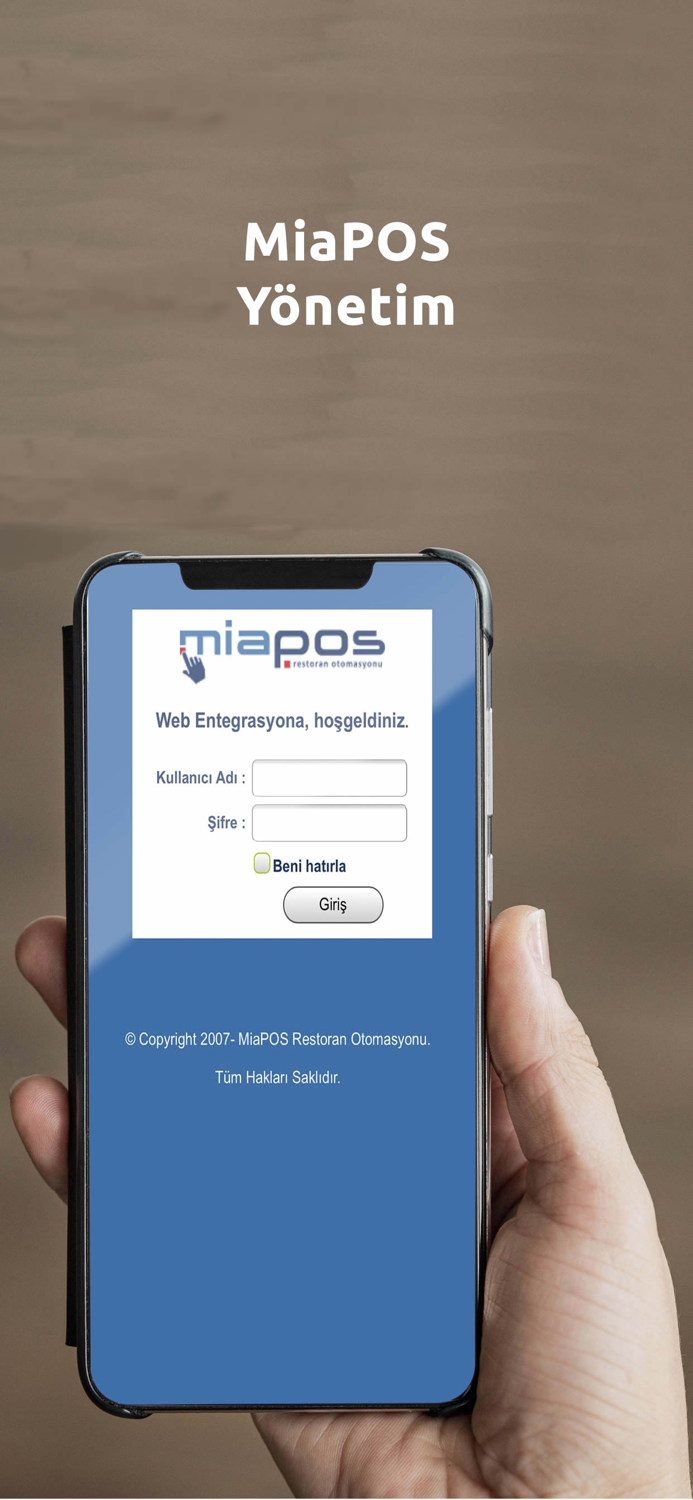 MiaPOS Otomasyon Paneli