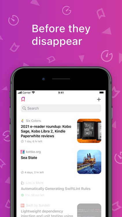 Ephemera: Expiring Bookmarks