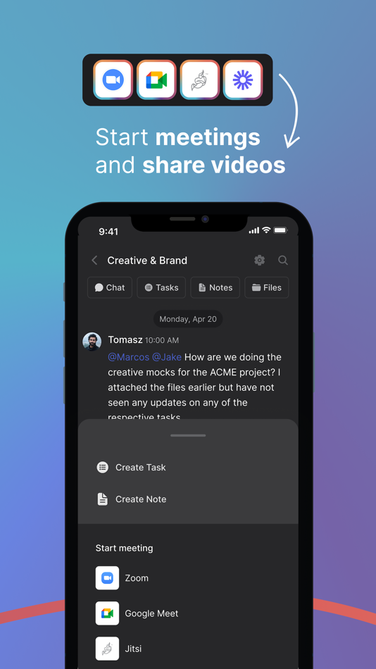 #7. Rock - Messenger, Tasks, Notes (iOS) 由: Shiny Inc.
