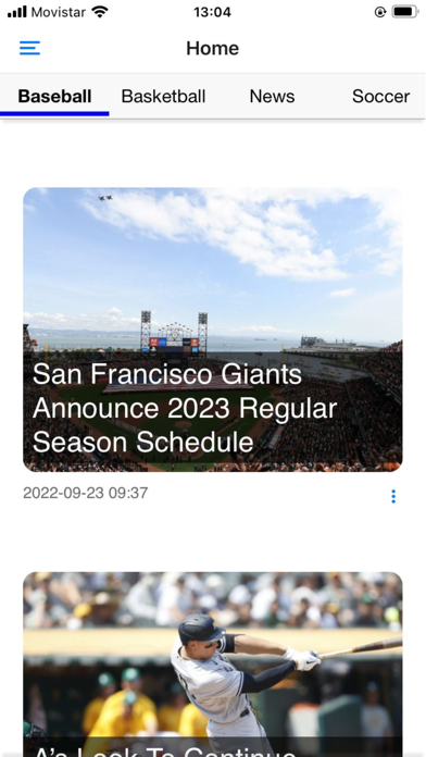 The Fan Sports News Screenshot