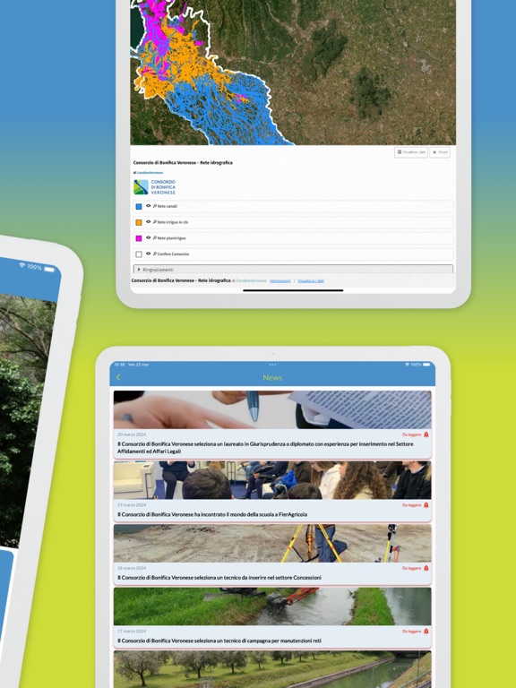 Consorzio di Bonifica Veronese iPad screenshot