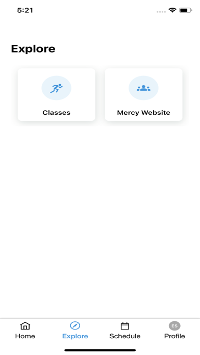 Mercy Fitness Screenshot