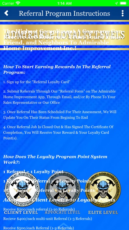 Admirable Home Improvement Inc