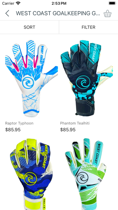 West Coast Goalkeeping Screenshot