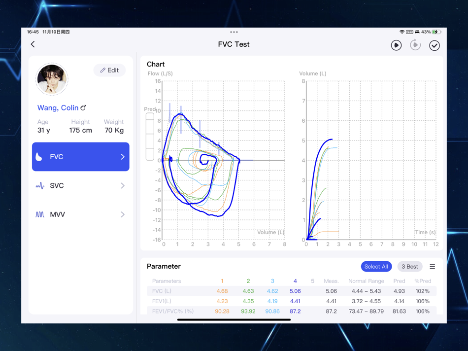 #2. ACPT-vhSpirometer (iOS) 由: Vales & Hills BioMedical Tech. Ltd