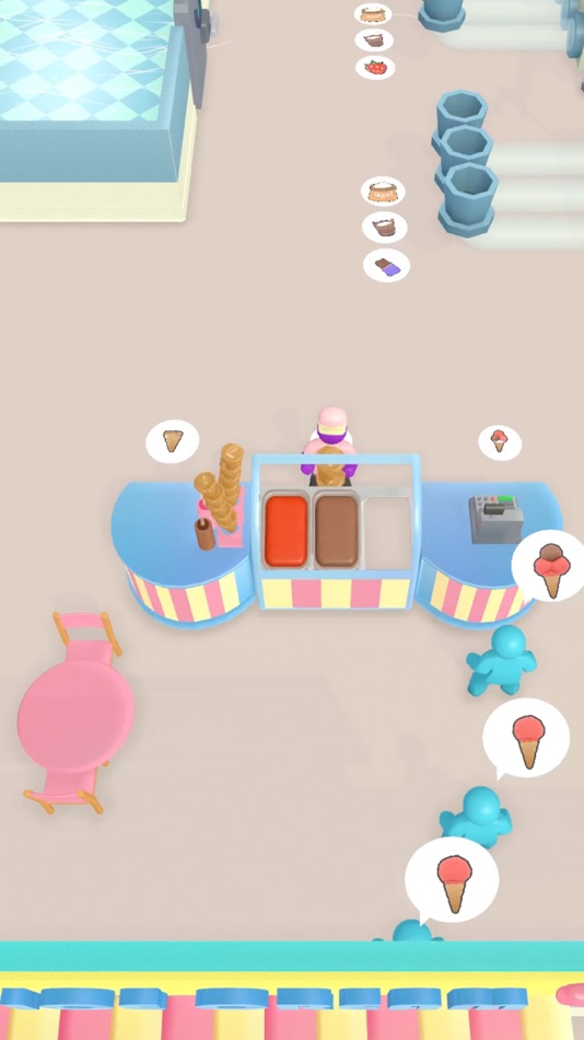 #4. Ice Cream Shop Idle (iOS) 由: Brew Games
