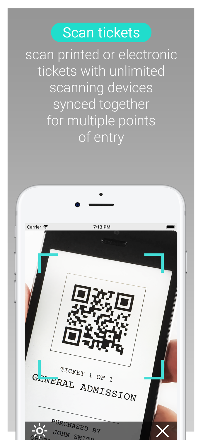 Ticket Division Scanner