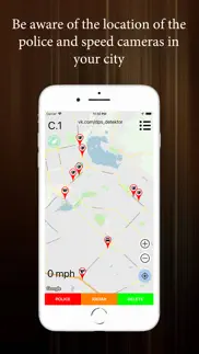 police detector - speed radar iphone screenshot 2