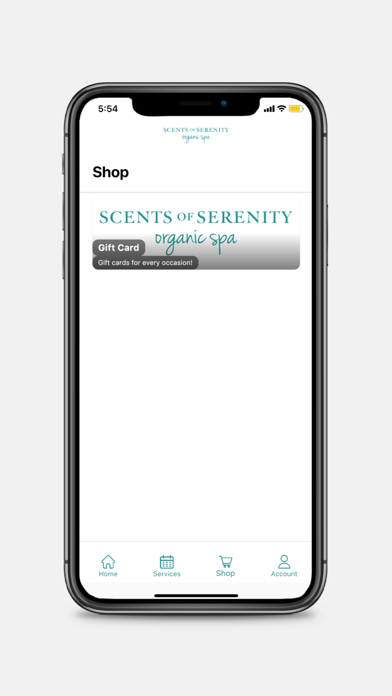 Scents of Serenity Organic Spa Screenshot