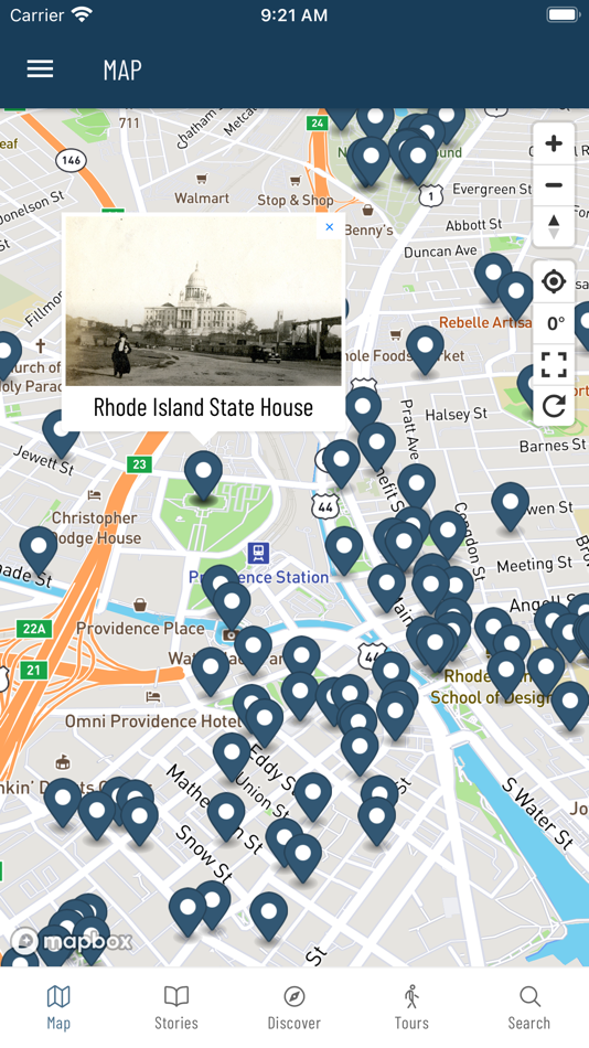 #1. Rhode Tour (iOS) By: Curatescape