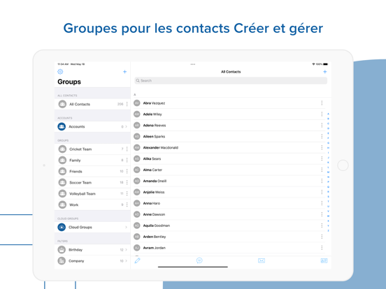 Screenshot #5 pour Contacts Groupes Pro Mail