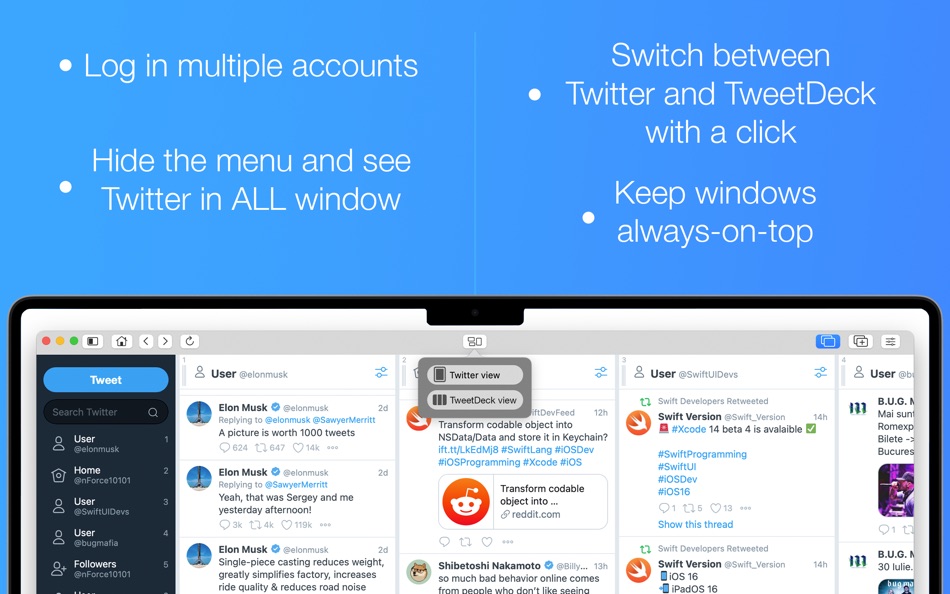 #3. Canary - for Twitter (macOS) 来自: Lucian Boiangiu
