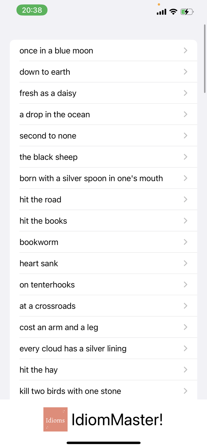 IeltsIdiomMaster