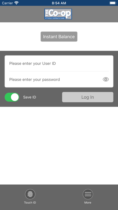 Pittsfield Coop Mobile Banking Screenshot