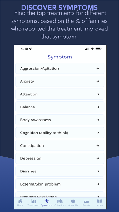 ANRC Autism Treatment Rater Screenshot