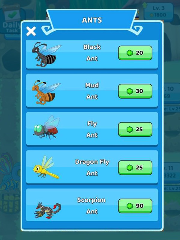 Monster vs Ant -battle & build screenshot 10