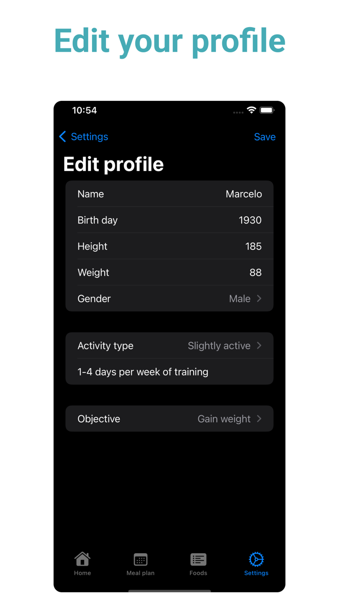 Calorify - Calorie tracker