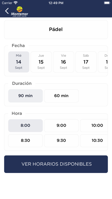 Padel Montemar Screenshot