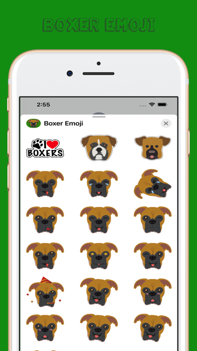 Boxer Emoji Screenshot