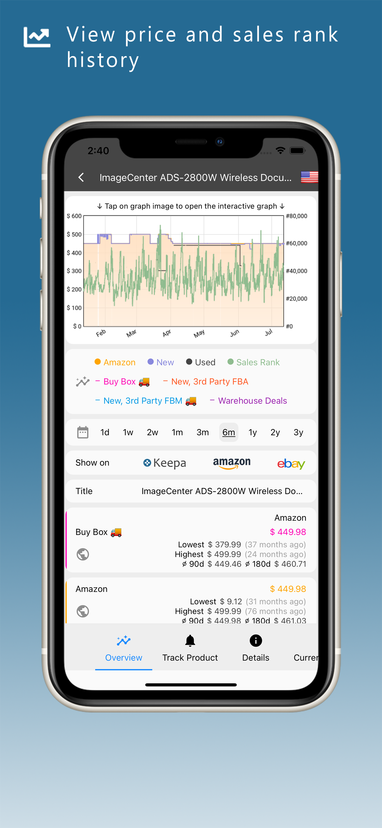 Keepa · Price Tracker