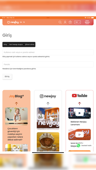 Newjoy App Screenshot