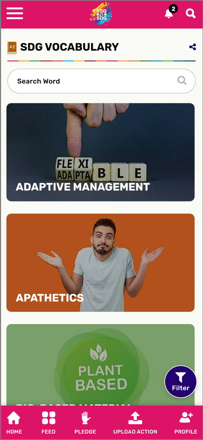 BSG for SDG  Learn and Act Now