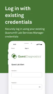 quest lab alert for physicians iphone screenshot 1