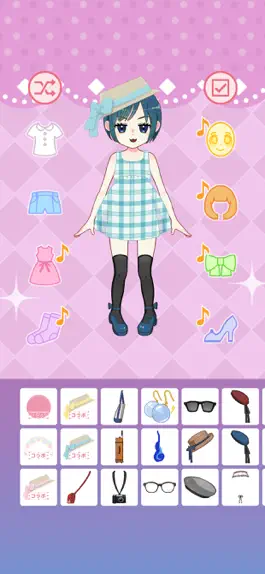 Game screenshot はじめてのきせかえ　最初に遊ぶ着せ替えアプリ hack