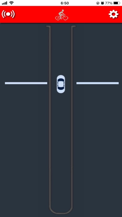 cycling radar app Screenshot