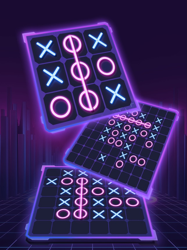 Tic Tac Toe - XO Glow for Android - Download