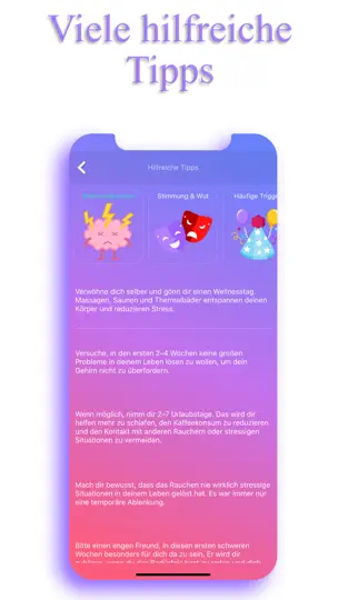 Screenshot von Rauchen Aufhören - EasyQuit auf dem iPhone 9