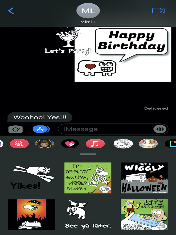 Wiggly Loaf Stickers